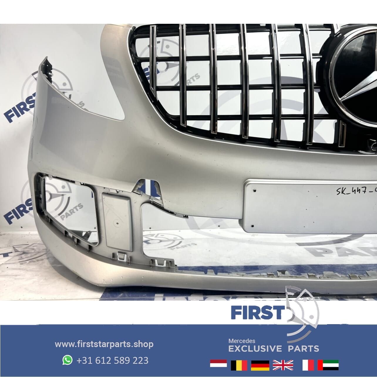 W447 BUMPER VKLASSE FACELIFT VOORBUMPER origineel Mercedes V, Utilisé, -, Avant, -