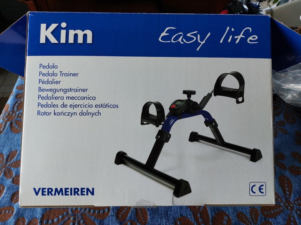 fauteuil/pédalo avec tachymètre, Vélo de bureau, Comme neuf, Enlèvement, Métal