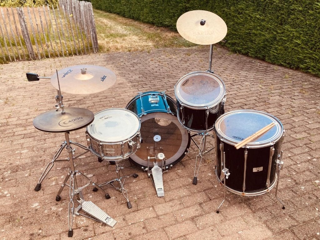 Drumstel Complete Adams 4000 (Inclusief Zildjian & Sabian), Muziek en Instrumenten, Drumstellen en Slagwerk, Ophalen, Gebruikt