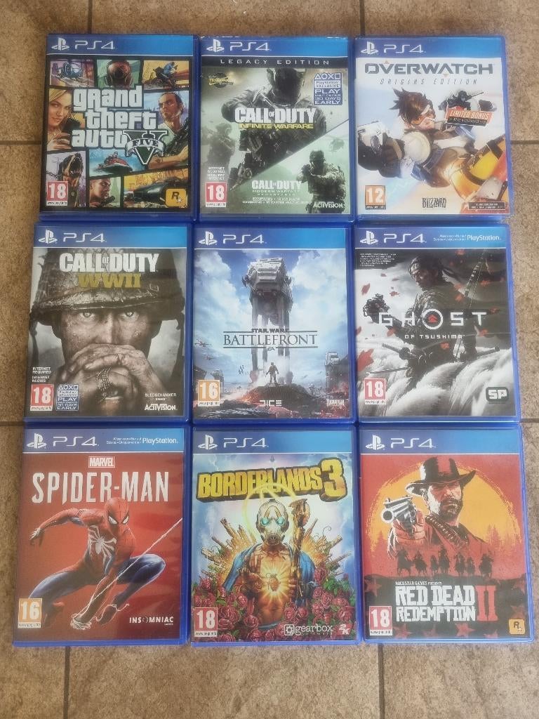 Ps4 spellen, Games en Spelcomputers, Games | Sony PlayStation 4, Ophalen, Zo goed als nieuw