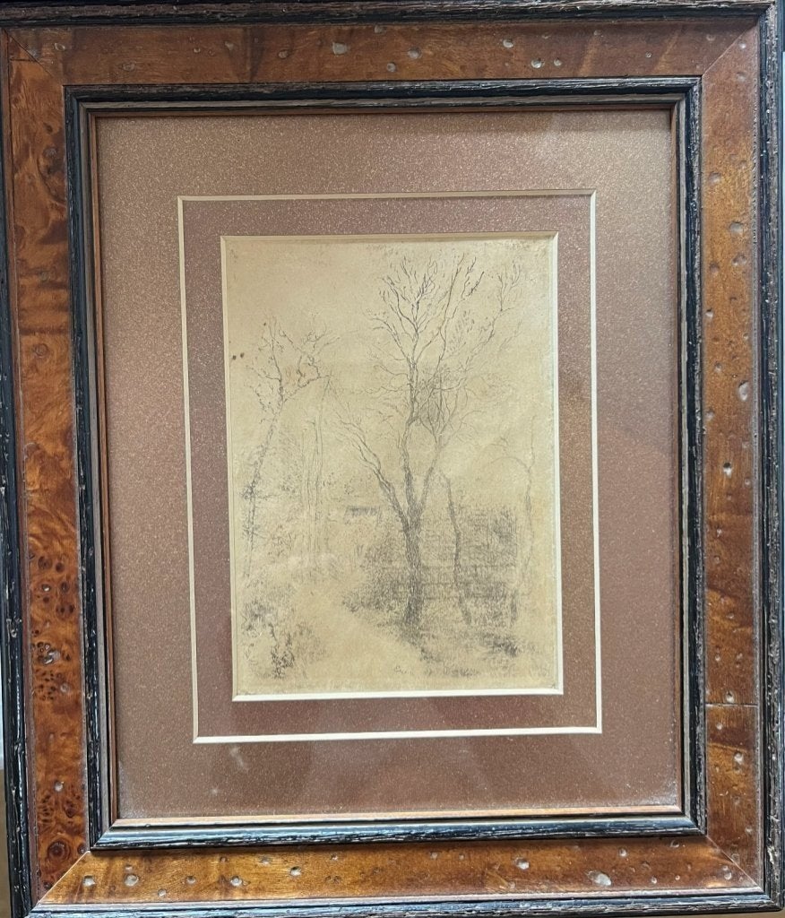 James Ensor, Antiek en Kunst, Ophalen of Verzenden, 14 cm, Landschap, 10 cm
