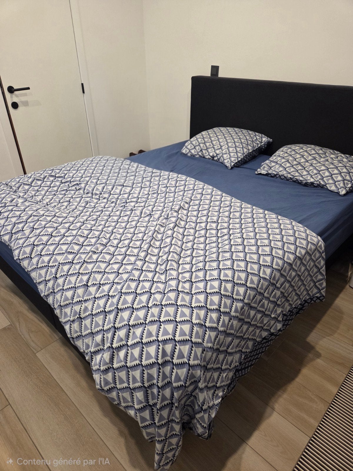 Lit Boxspring (dispo mi décembre), Queen size, Enlèvement, Utilisé, 200 cm