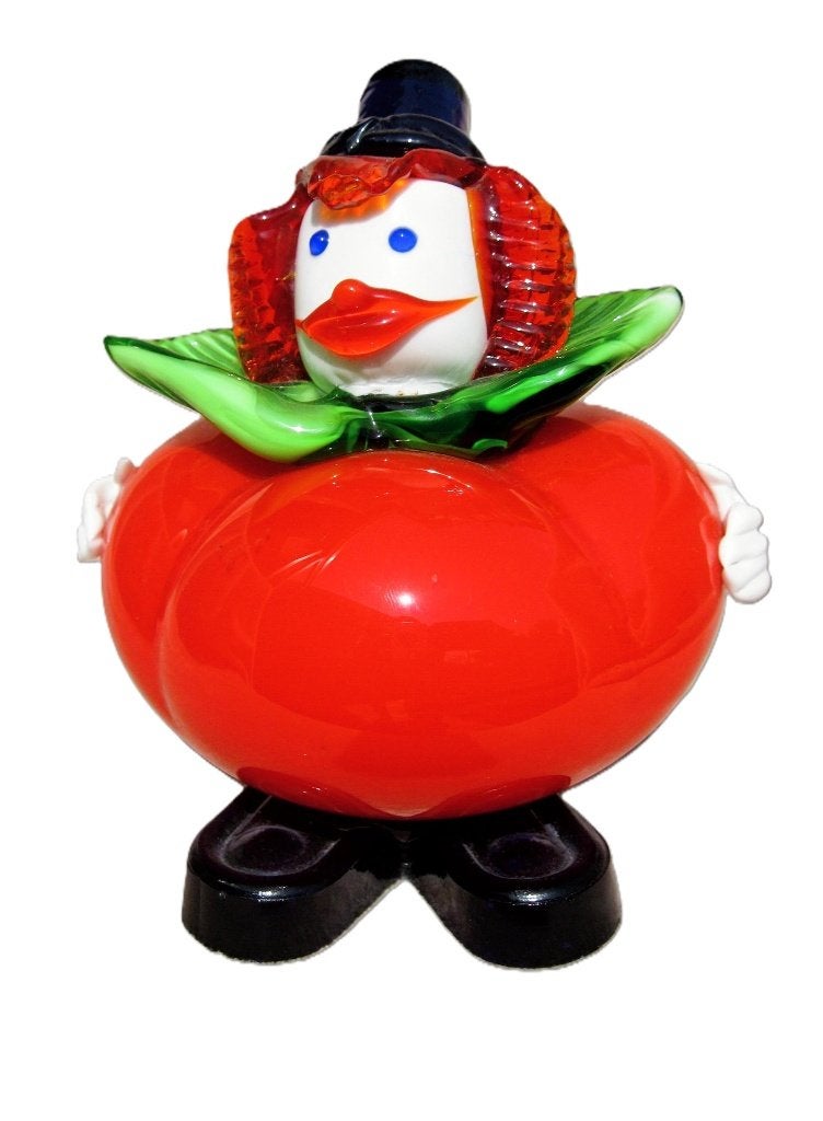 Murano glazen clown mister Tomatto, Antiek en Kunst, Ophalen