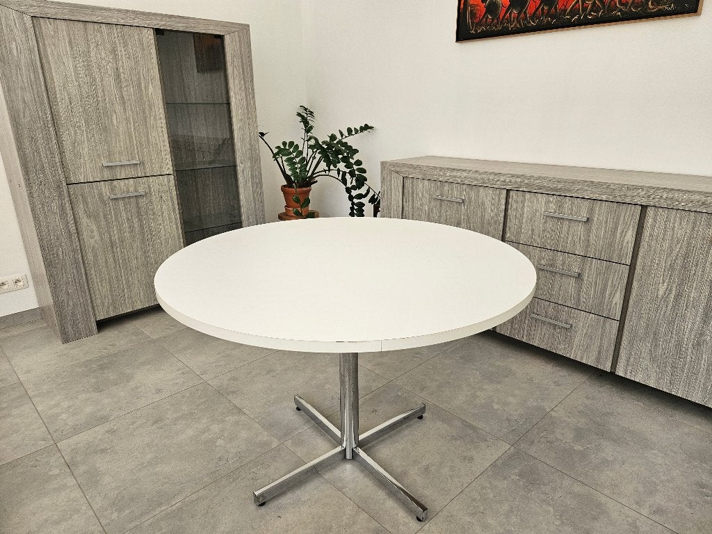 2 armoires + table ronde, Maison & Meubles, Armoires | Buffets, Enlèvement, Utilisé, Avec tiroir(s)