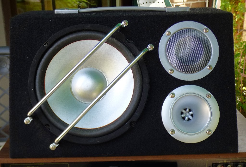 2 Boomboxen, TV, Hi-fi & Vidéo, Enceintes, Enlèvement, Comme neuf, Enceinte de fête, Autres marques