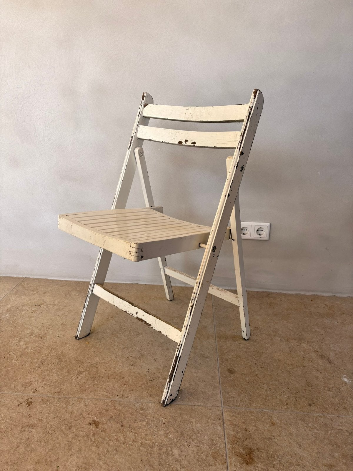 6 vintage klapstoelen, Ophalen, Zo goed als nieuw