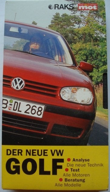 Volkswagen Golf IV Auto test Mot VHS Video cassette 1998, Cd's en Dvd's, VHS | Film, Verzenden, Alle leeftijden, Overige genres
