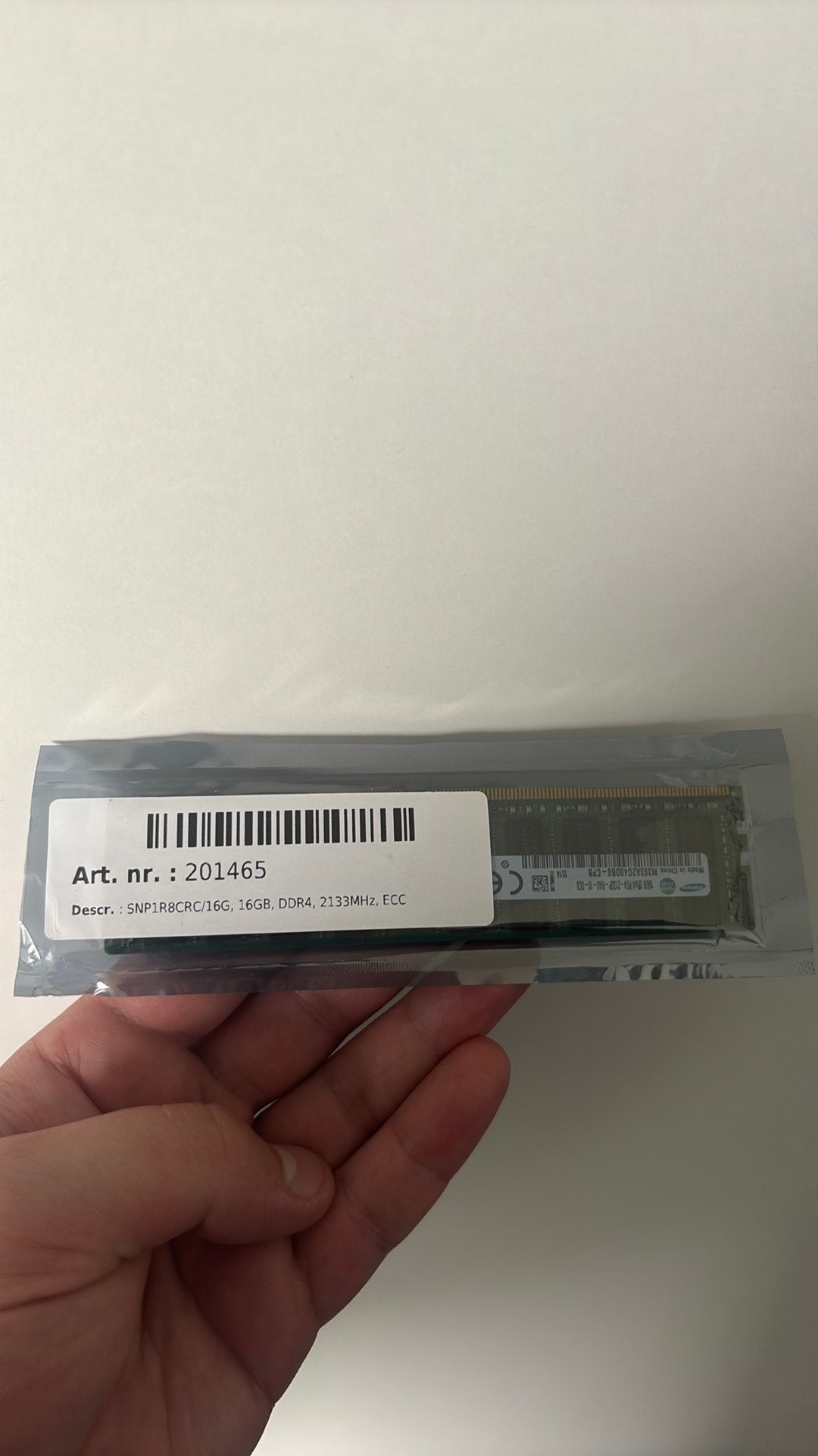 16GB DDR4 2133 Samsung, Informatique & Logiciels, Enlèvement ou Envoi, Neuf