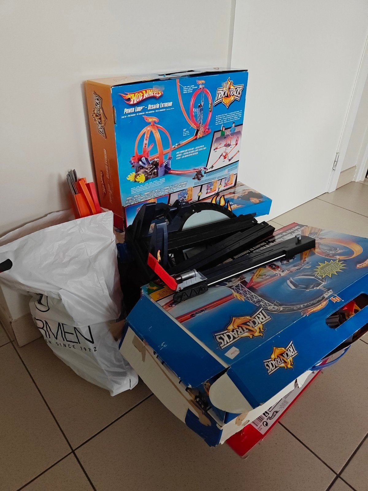 Pack de pistes de course Hot Wheels, Enfants & Bébés, Enlèvement, Comme neuf, Hot Wheels