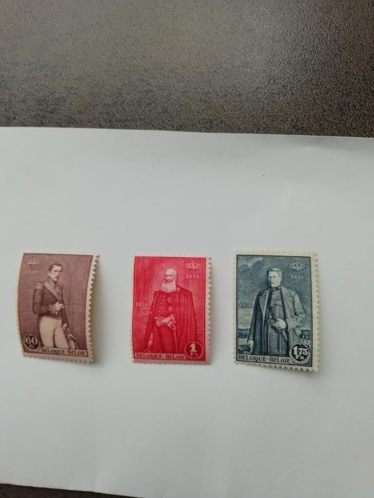 postzegels Belgie, Postzegels en Munten, Ophalen of Verzenden, Postfris, Spoor van plakker
