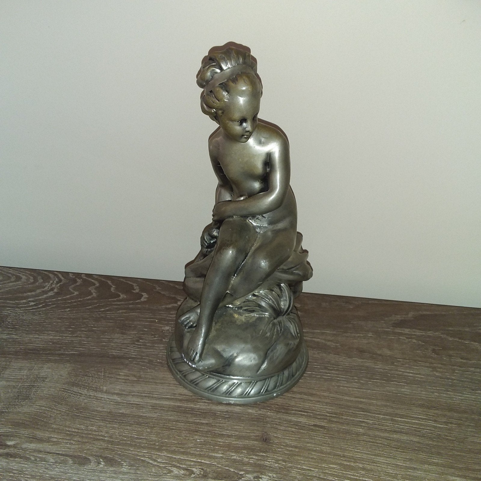 mooi echt tinnen beeldje, Antiek en Kunst, Antiek | Tin, Ophalen
