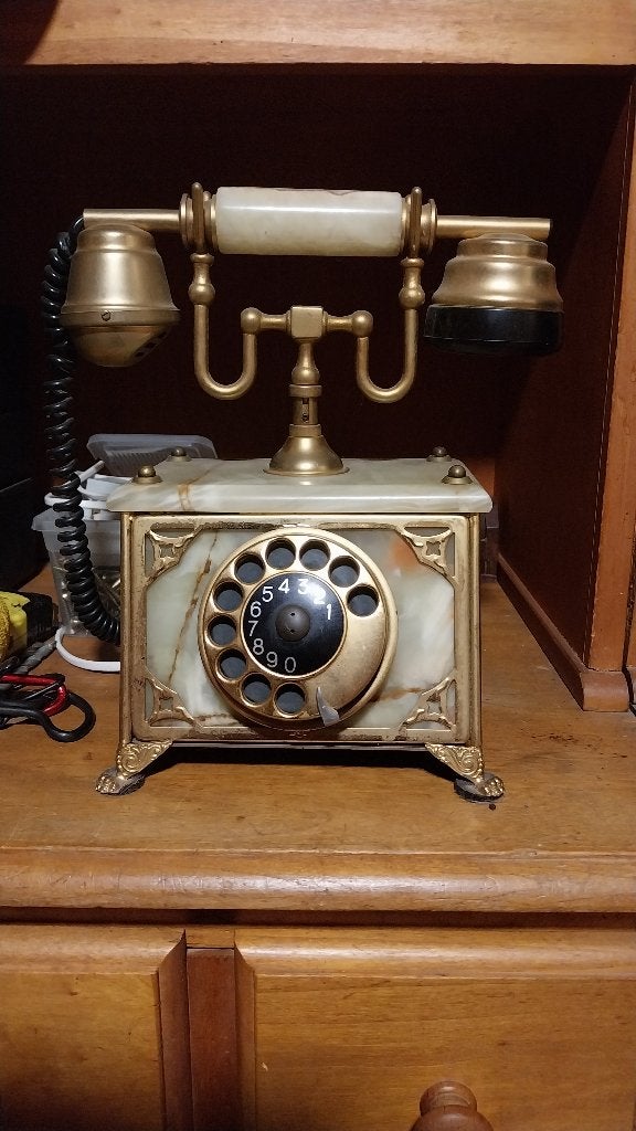 Téléphone vintage, Enlèvement, Utilisé, Avec cadran rotatif