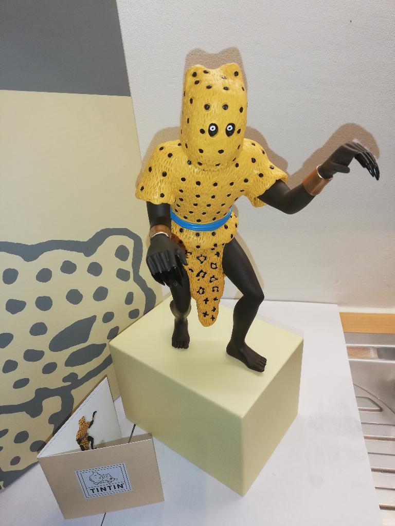 Figurine Tintin,l'homme Léopard, Enlèvement ou Envoi, Tintin, Neuf