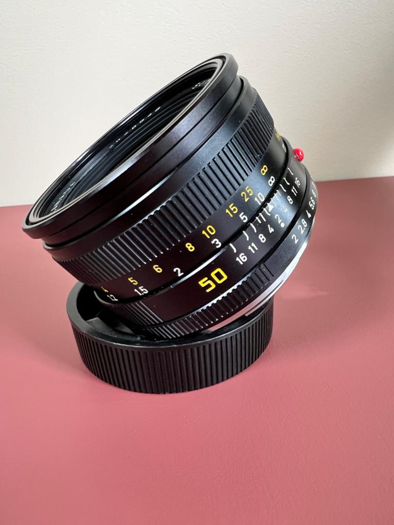 Leica Summicron R 50mm f2, Ophalen of Verzenden, Gebruikt