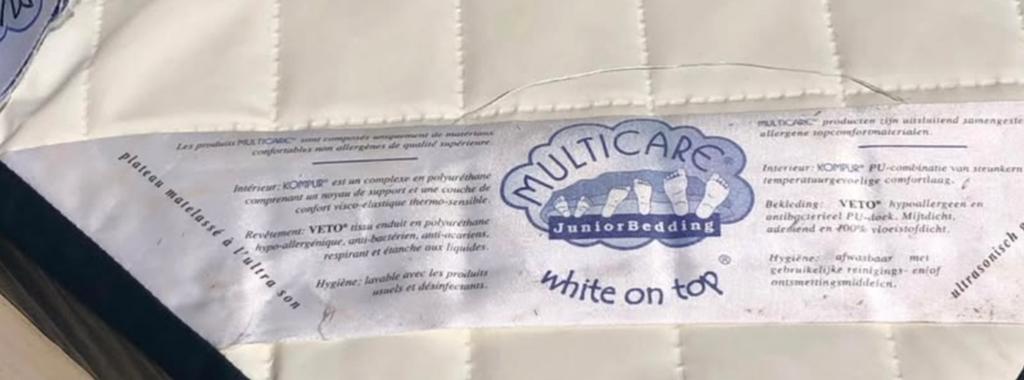 Matras babybed, Huis en Inrichting, Ophalen, Zo goed als nieuw, Matras