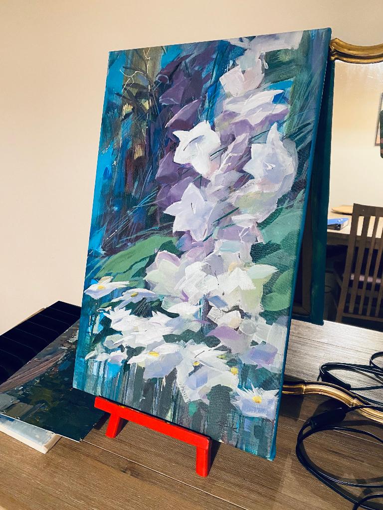 Tableau acrylique sur toile, Enlèvement