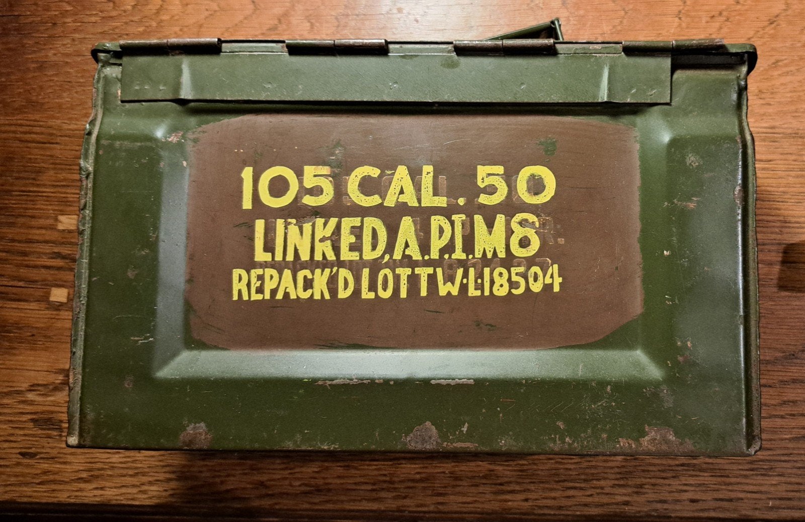 Us ww2 .50 ammo box, Ophalen of Verzenden