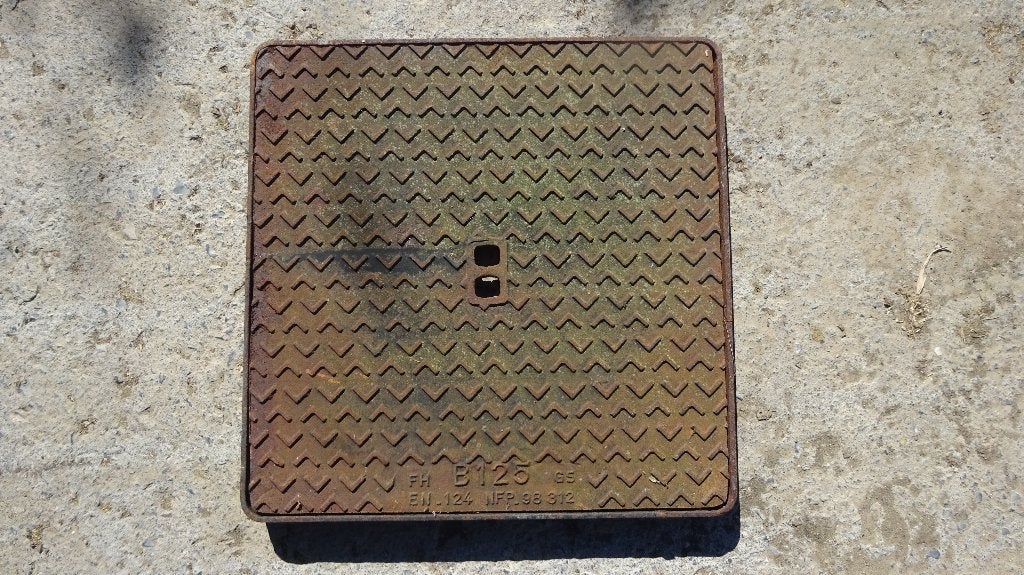 Taque pour chambre de visite 50/50, Enlèvement, Comme neuf