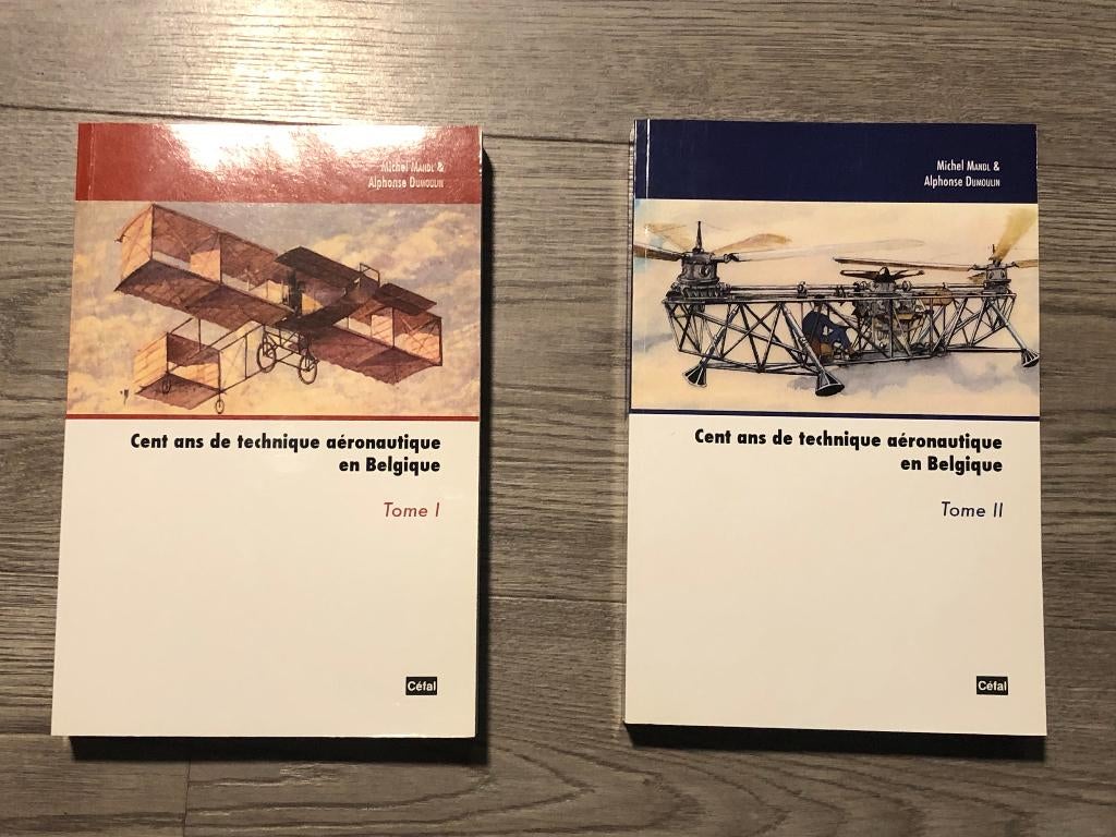 cent ans de technique aéronautique en belgique tome 1 & 2, Verzamelen, Ophalen of Verzenden