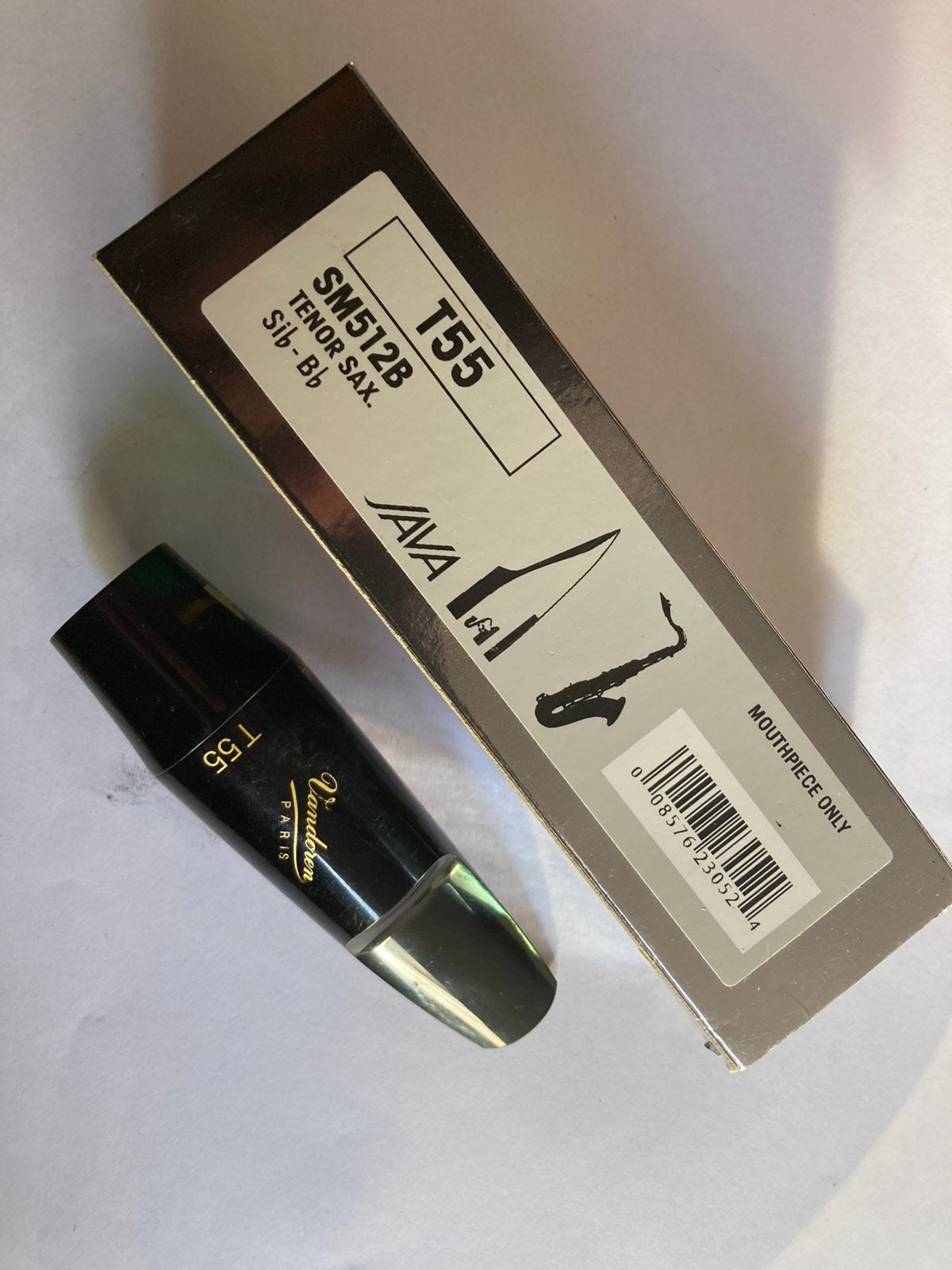 Bec saxophone tenor T55 Java Vandoren, Enlèvement, Comme neuf, Saxophone