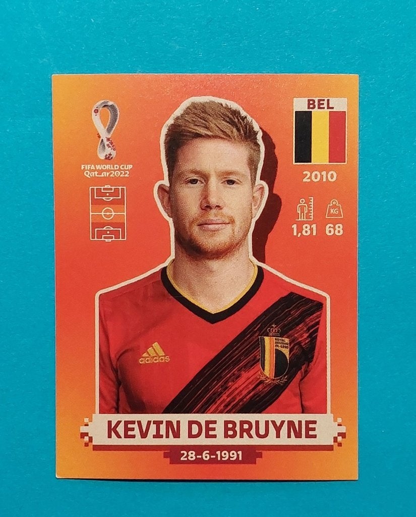Kevin De Bruyne Panini sticker - WK 2022, Ophalen of Verzenden, Nieuw, Sticker