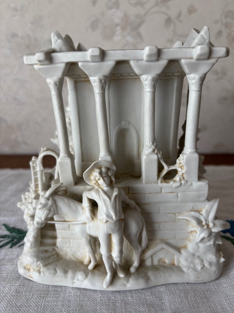Biscuit beeldje, Ophalen