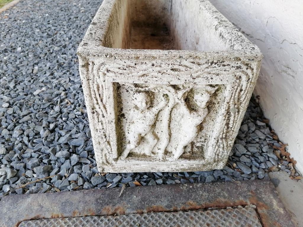 Jardinière 80cm, Moins de 30 cm, Pierre, Enlèvement, Utilisé