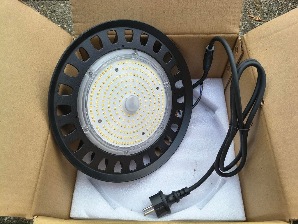 2 x LED High Bay lampen Industrie Magazijn 150W 13500LM IP65, Huis en Inrichting, Glas, Nieuw, Overige fittingen, Ophalen of Verzenden