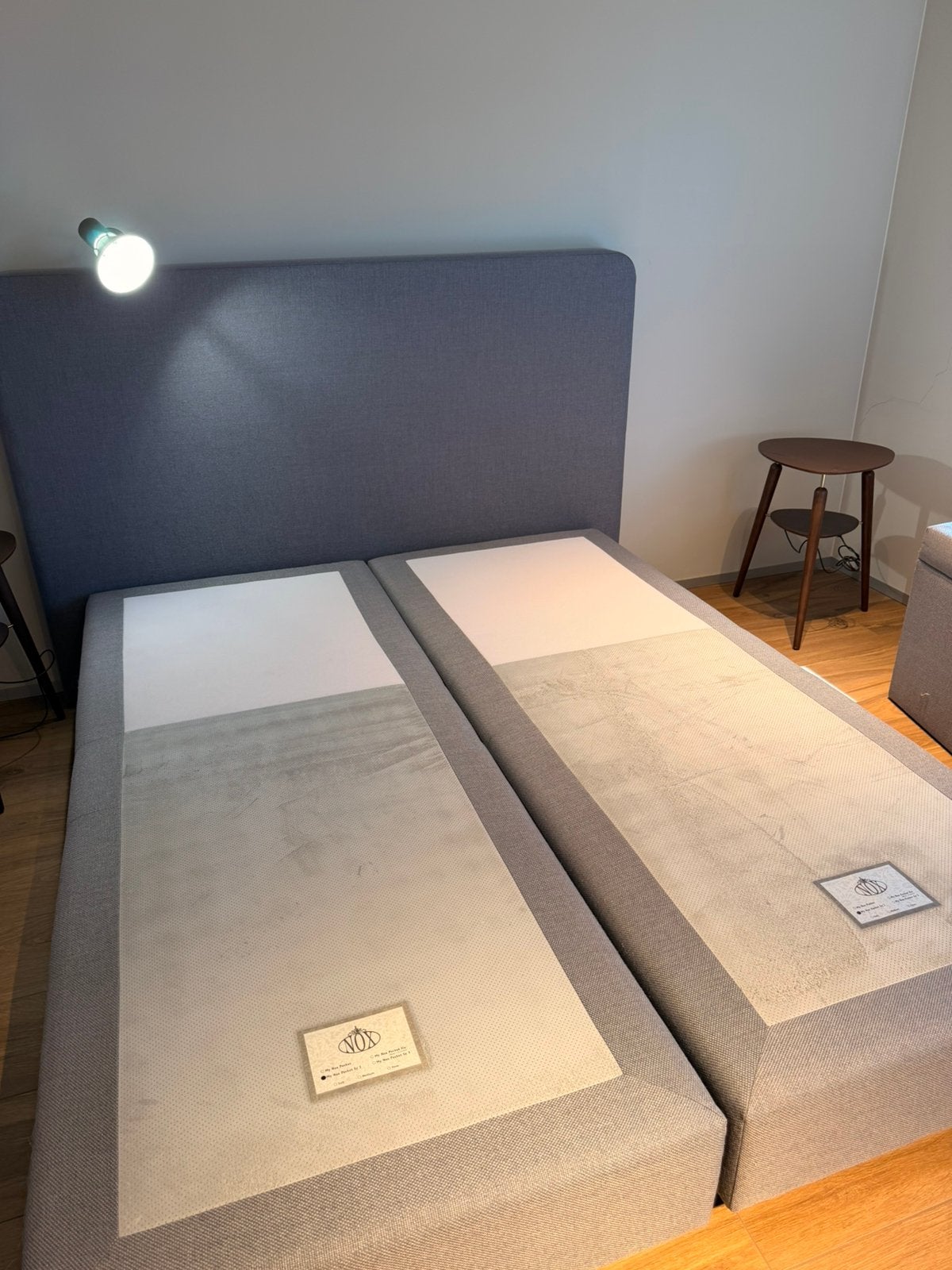 nox elektrische boxspring 160 met bijhorende bedkoffer, Enlèvement, Comme neuf, 200 cm, 120 cm