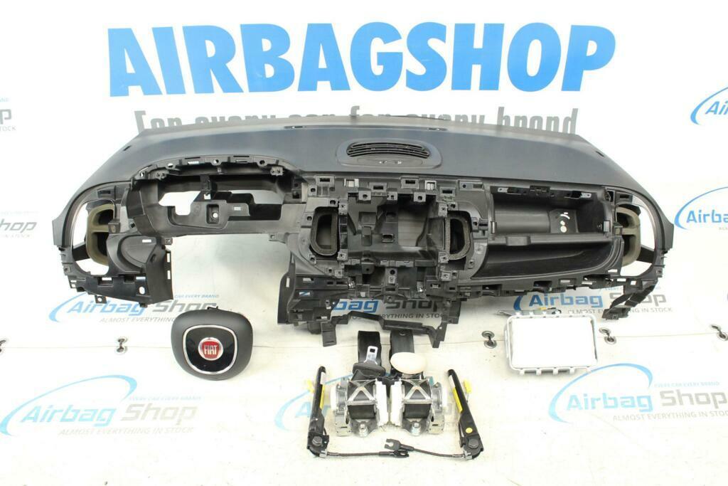 Airbag kit - Tableau de bord noir Fiat 500L (2012-....)