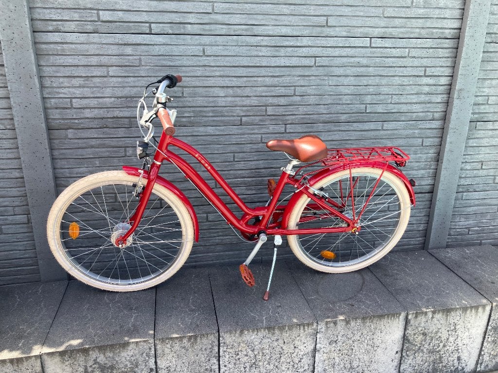 Stadsfiets voor kinderen Elops 900 24inch, Fietsen en Brommers, Ophalen, 24 inch, Velgrem, Versnellingen