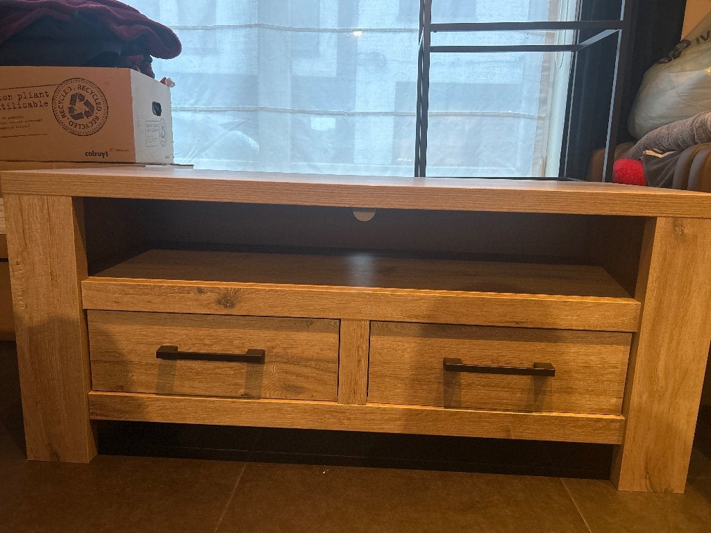 Tv kast, Ophalen, 100 tot 150 cm, Zo goed als nieuw, Minder dan 100 cm