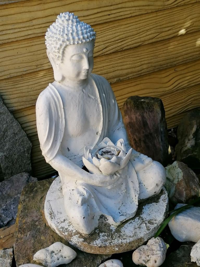 Statue de jardin de Bouddha, Jardin & Terrasse, Enlèvement ou Envoi, Pierre