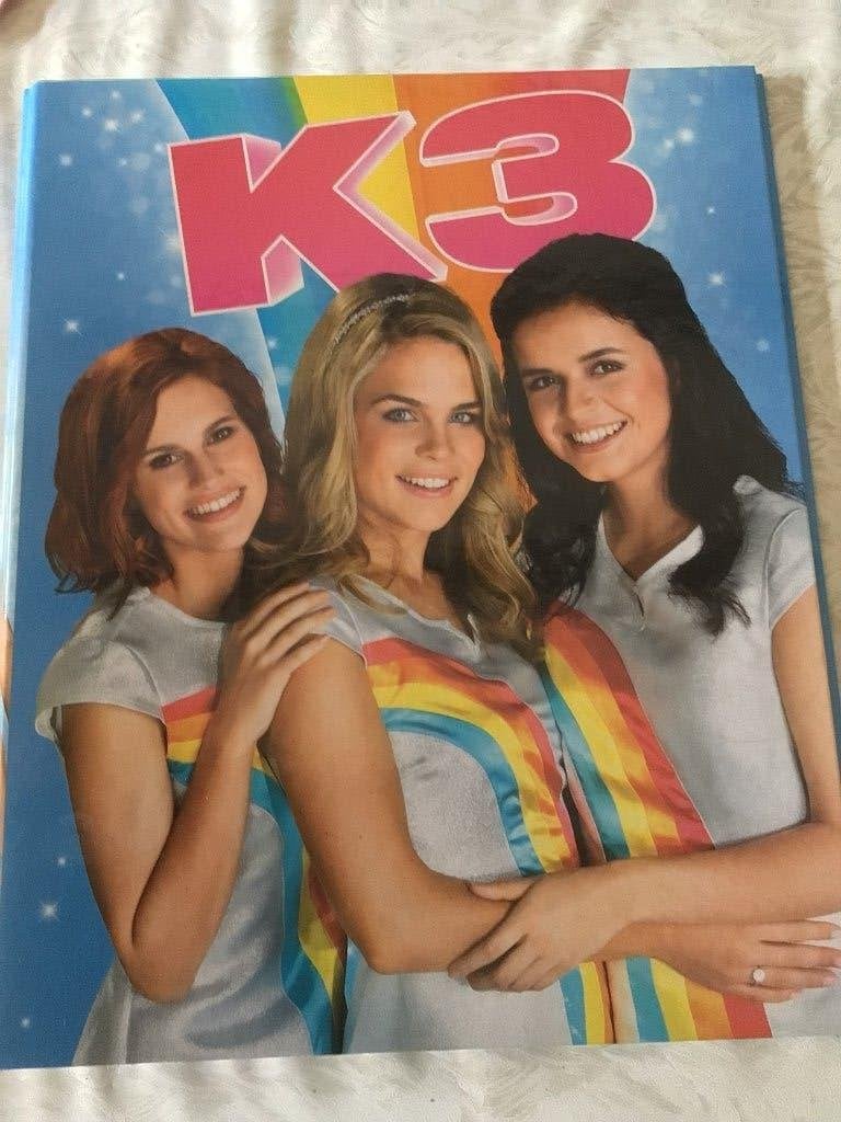 K3 ringmap Klaasje Hanne Marthe schoolgerief, Verzamelen, Ophalen of Verzenden, Gebruikt
