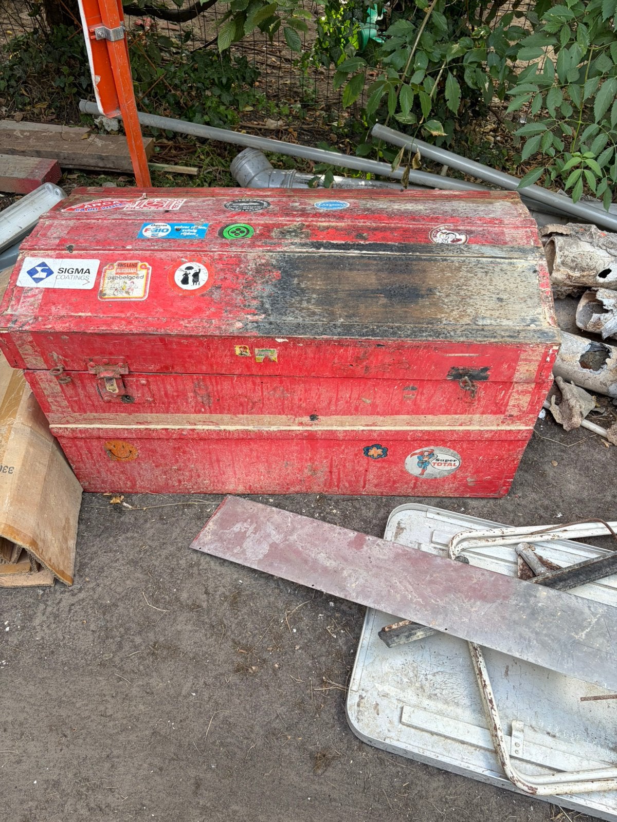 Vintage kist, Doe-het-zelf en Bouw, Ophalen, Gebruikt