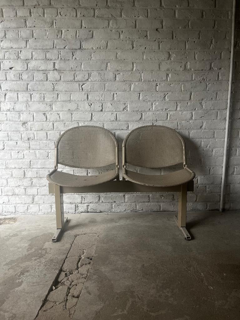 Banc 3 pieces, Maison & Meubles, Enlèvement, Utilisé, Métal, Anné 1990