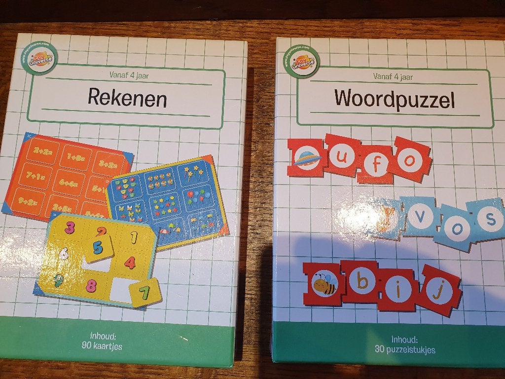 Woord- en rekenpuzzel, Kinderen en Baby's, Ophalen of Verzenden, Zo goed als nieuw, Taal en Lezen