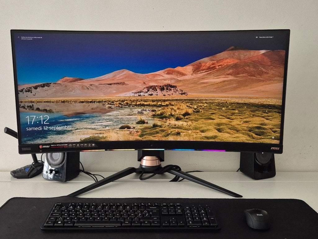 Pc i7 et écran MSI incurvé, MSI, Avec carte vidéo, Comme neuf, Gaming