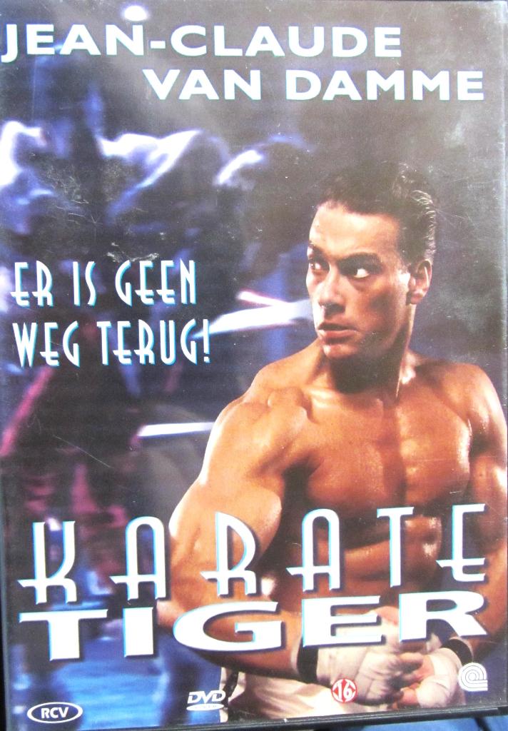 DVD ACTIE- KARATE TIGER (JEAN CLAUDE VAN DAMME)-ZELDZAAM, Alle leeftijden, Ophalen of Verzenden, Zo goed als nieuw, Actiethriller