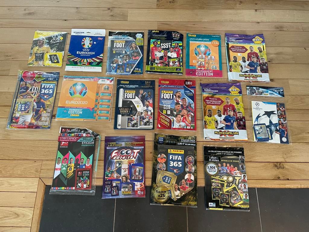 Panini - 16 Starterspakketten Voetbal & Wielrennen, Verzamelen, Ophalen of Verzenden, Zo goed als nieuw