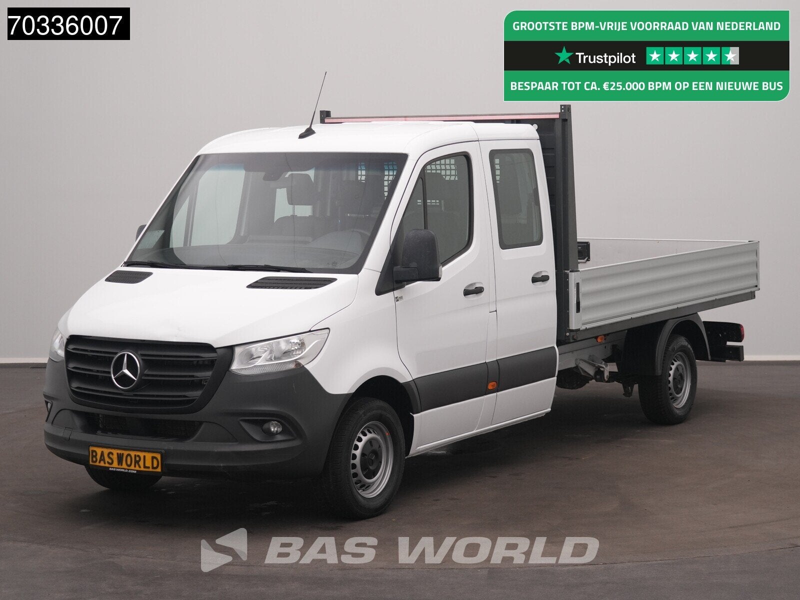 Mercedes Sprinter 311 CDI Open Laadbak Dubbele Cabine AC/Cli, Gebruikt, Euro 6, 4 cilinders, 2000 kg