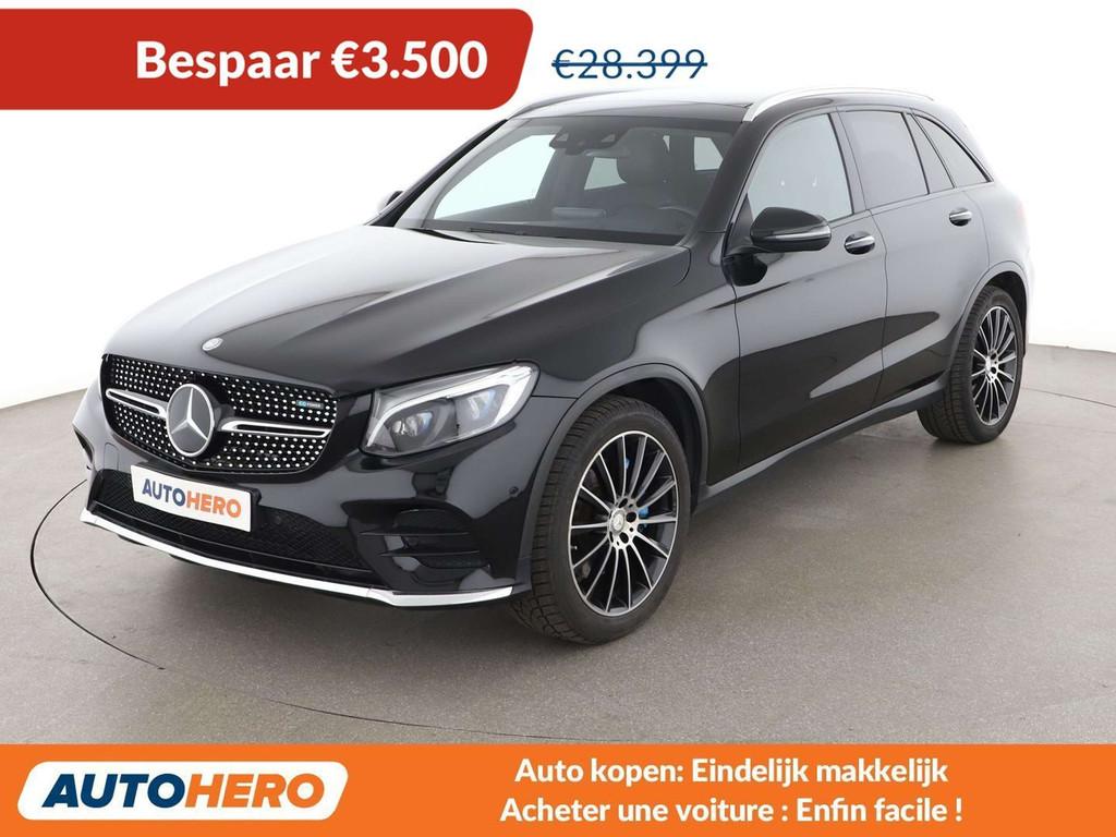 Mercedes-Benz GLC 350 GLC 350e 4Matic AMG Line (bj 2016), Auto's, Mercedes-Benz, Gebruikt, 326 pk, Zwart, Leder