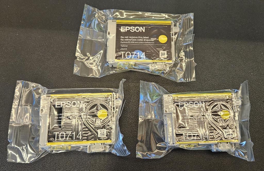 4 cartouches d'encre originales Epson, Enlèvement ou Envoi, Neuf, Cartridge, Epson