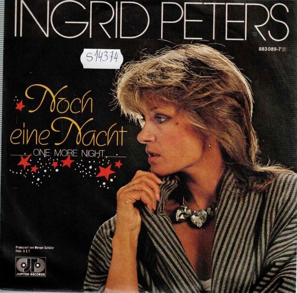 Vinyl, 7"  /  Ingrid Peters – Noch Eine Nacht ....., Cd's en Dvd's, Vinyl | Overige Vinyl, 1980 - 1989, Overige formaten, Ophalen of Verzenden