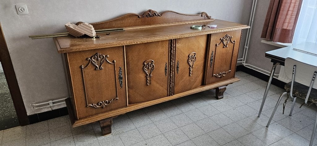 Houten kast, Ophalen, Gebruikt