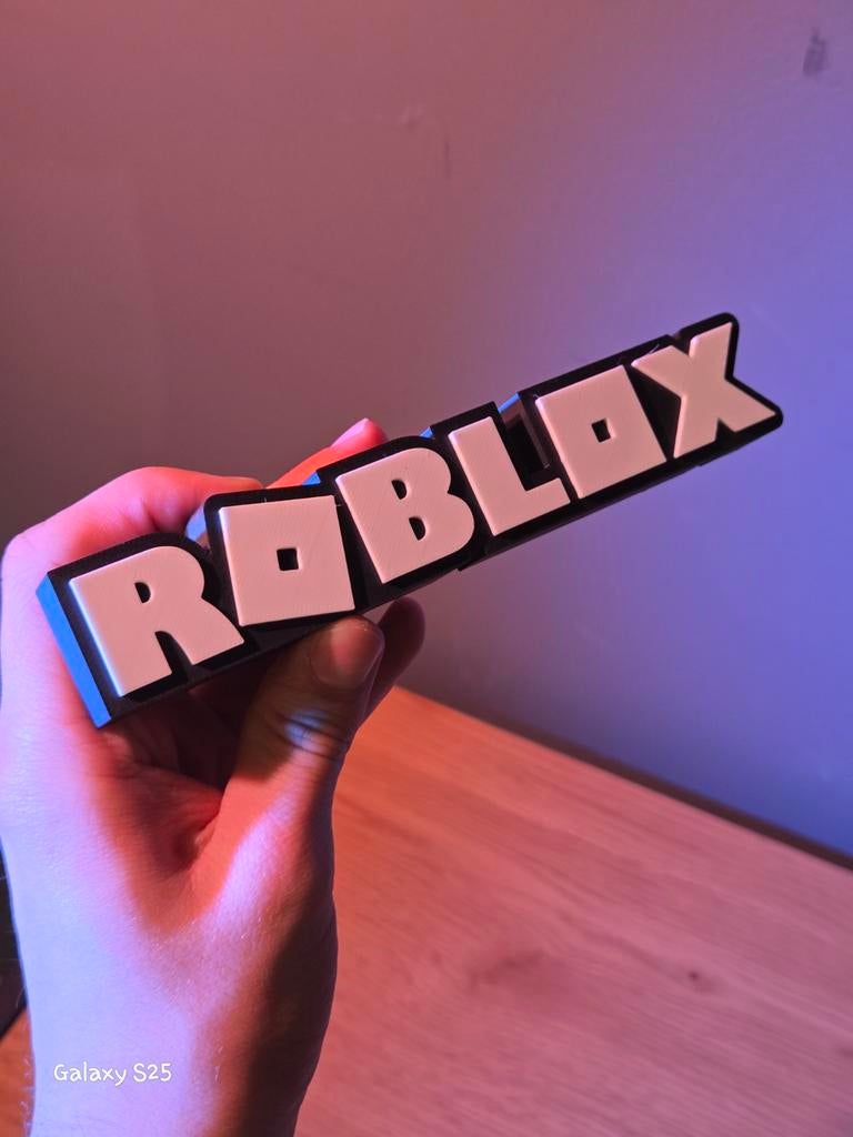 Logo Roblox & Objet déco gaming & Design moderne, Ophalen of Verzenden, Zo goed als nieuw