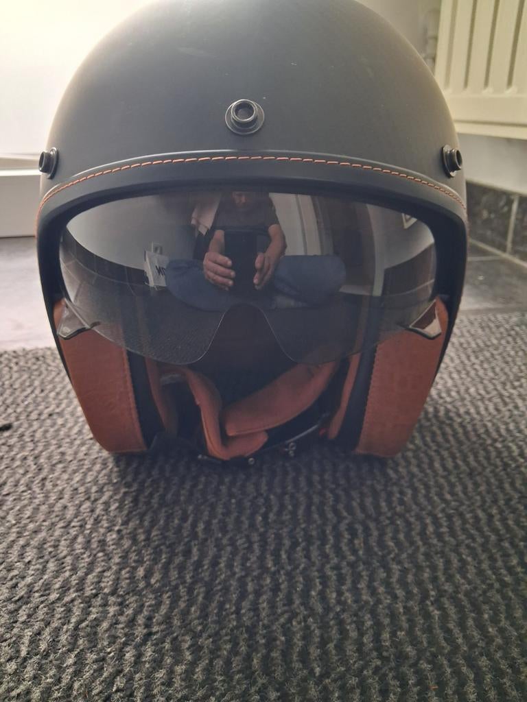 Scorpion Belfast Evo Carbon XL en parfait état, Enlèvement ou Envoi, XL