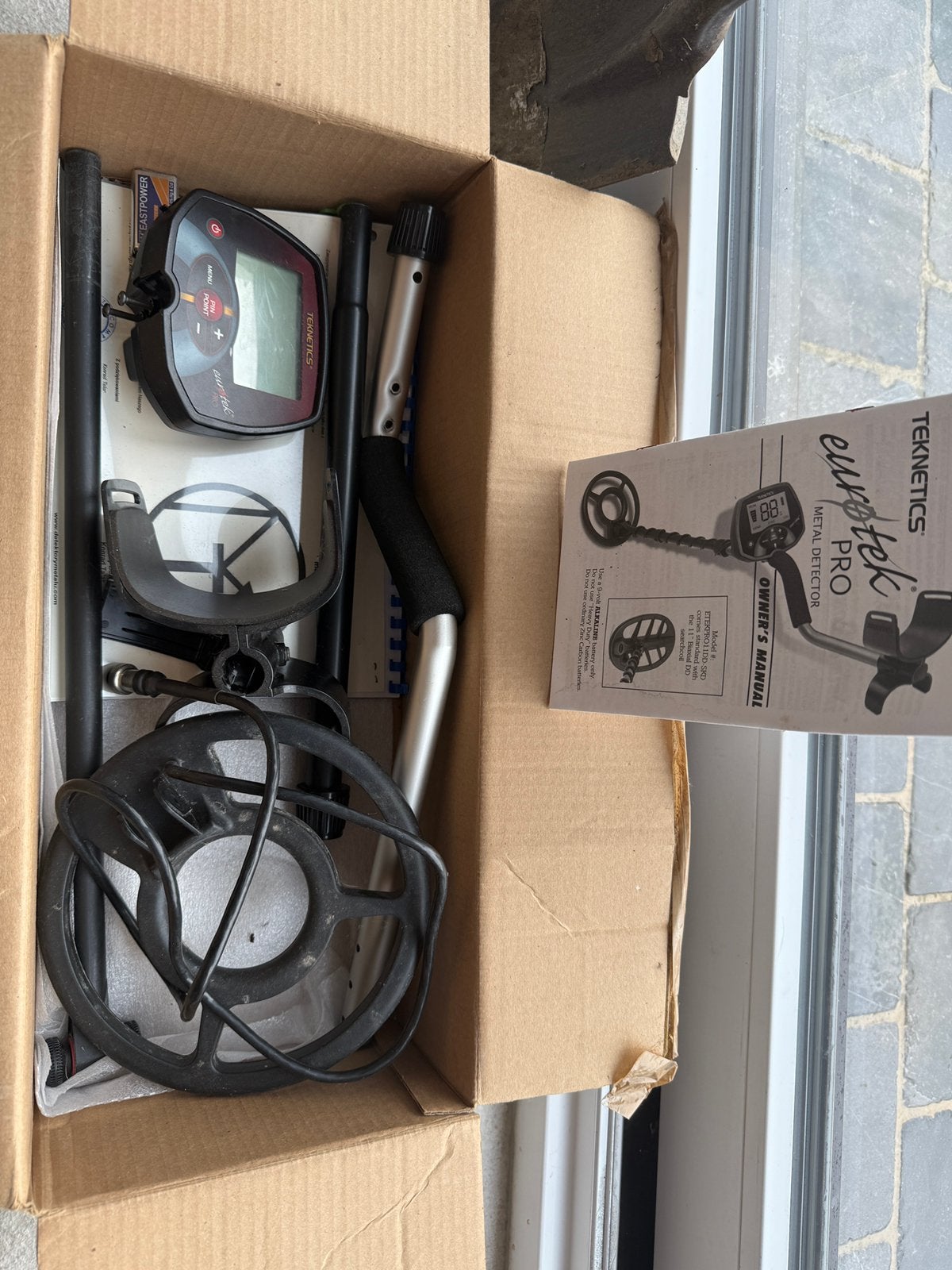 Metaldetector Teknetics Eurotek Pro, Enlèvement, Comme neuf