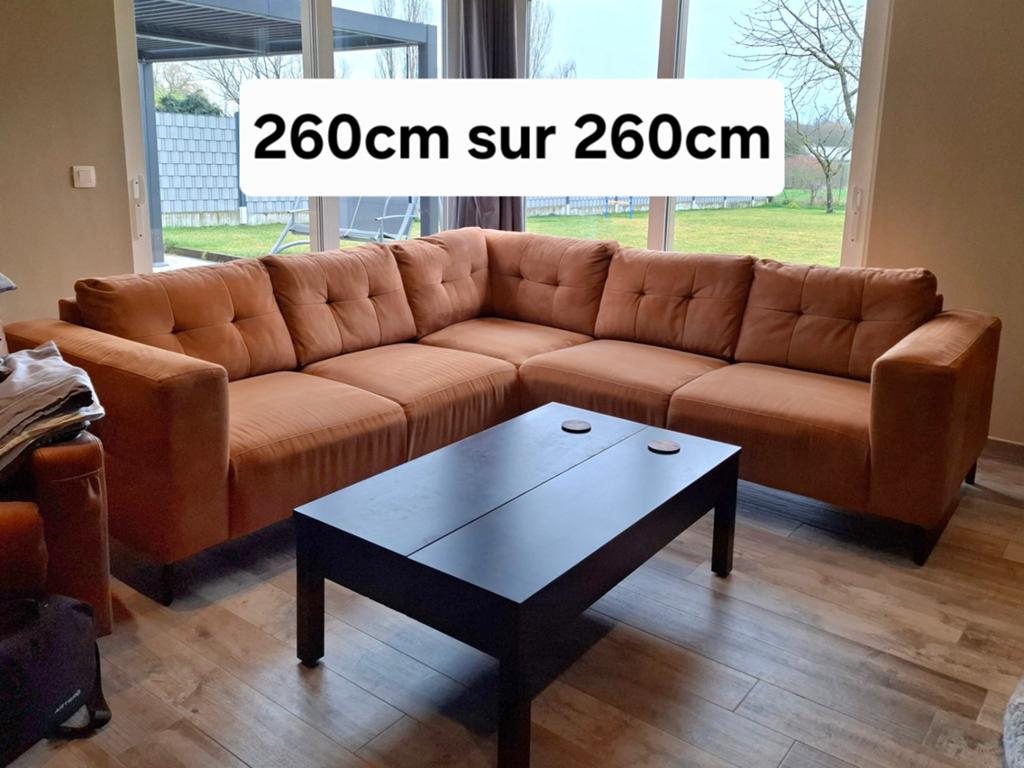 salon en coins, Enlèvement, Comme neuf, Tissus, Tissus