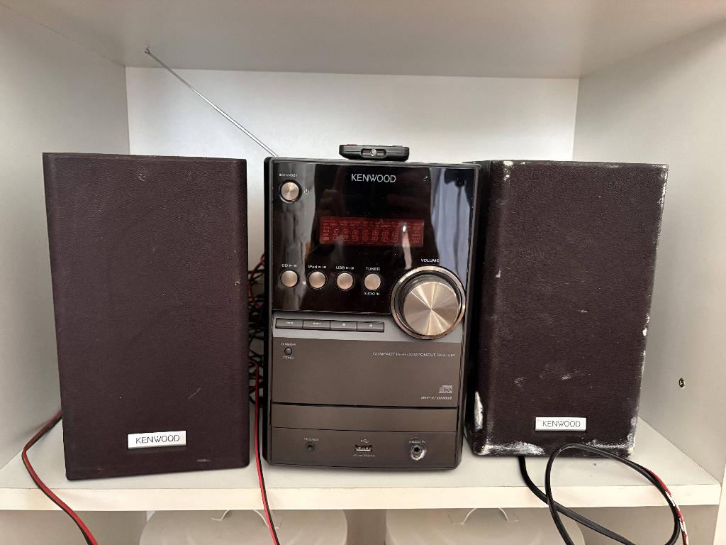 Ensemble Hi-Fi Kenwood + enceintes, Enlèvement, Utilisé, Composants en vrac, Sony